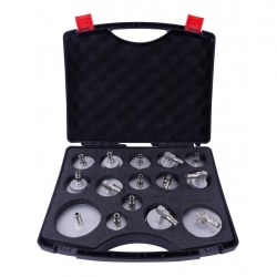 Zestaw 15 adapterów do wymiany płynu hamulcowego aluminiowe