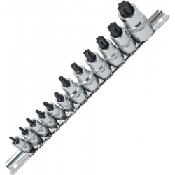 Nasadki Torx T8-T60, 12 szt.