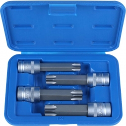 Nasadki Torx z otworem T70-T100, 4 szt.