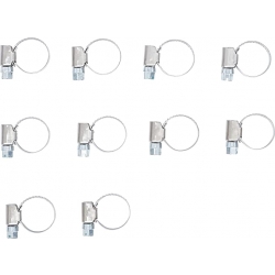 Opaski zaciskowe nierdzewne 12 x 20 mm 10 szt