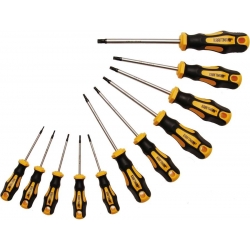 Wkrętaki Torx T8-T40, 11 szt.